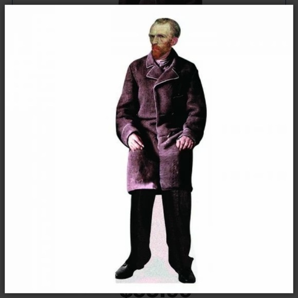 VINCENT VAN GOGH LIFE SIZE CARDBOARD CUTOUT FREE SHIPPING!